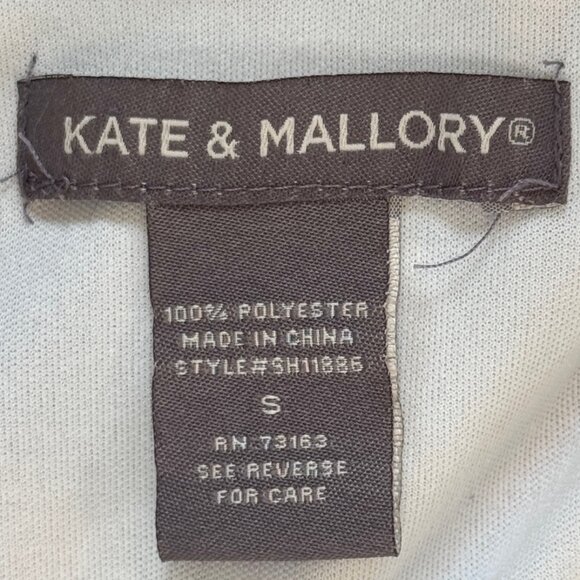 Kate & Mallory Perfect Summer Dress Midi Asymmetrical Spaghetti Straps Size S - Picture 6 of 7